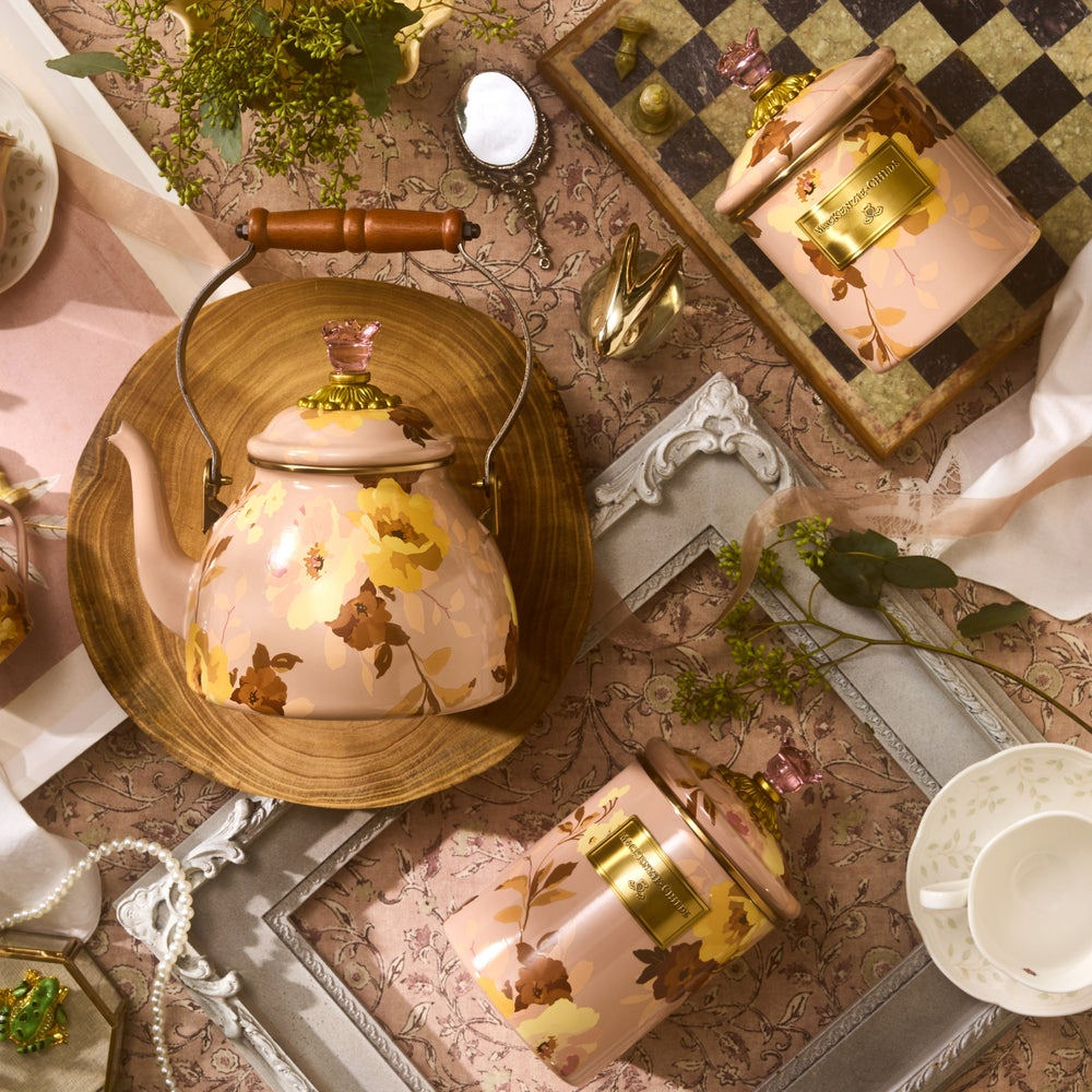 Wild Rose Mauve Medium Canister by MacKenzie-Childs