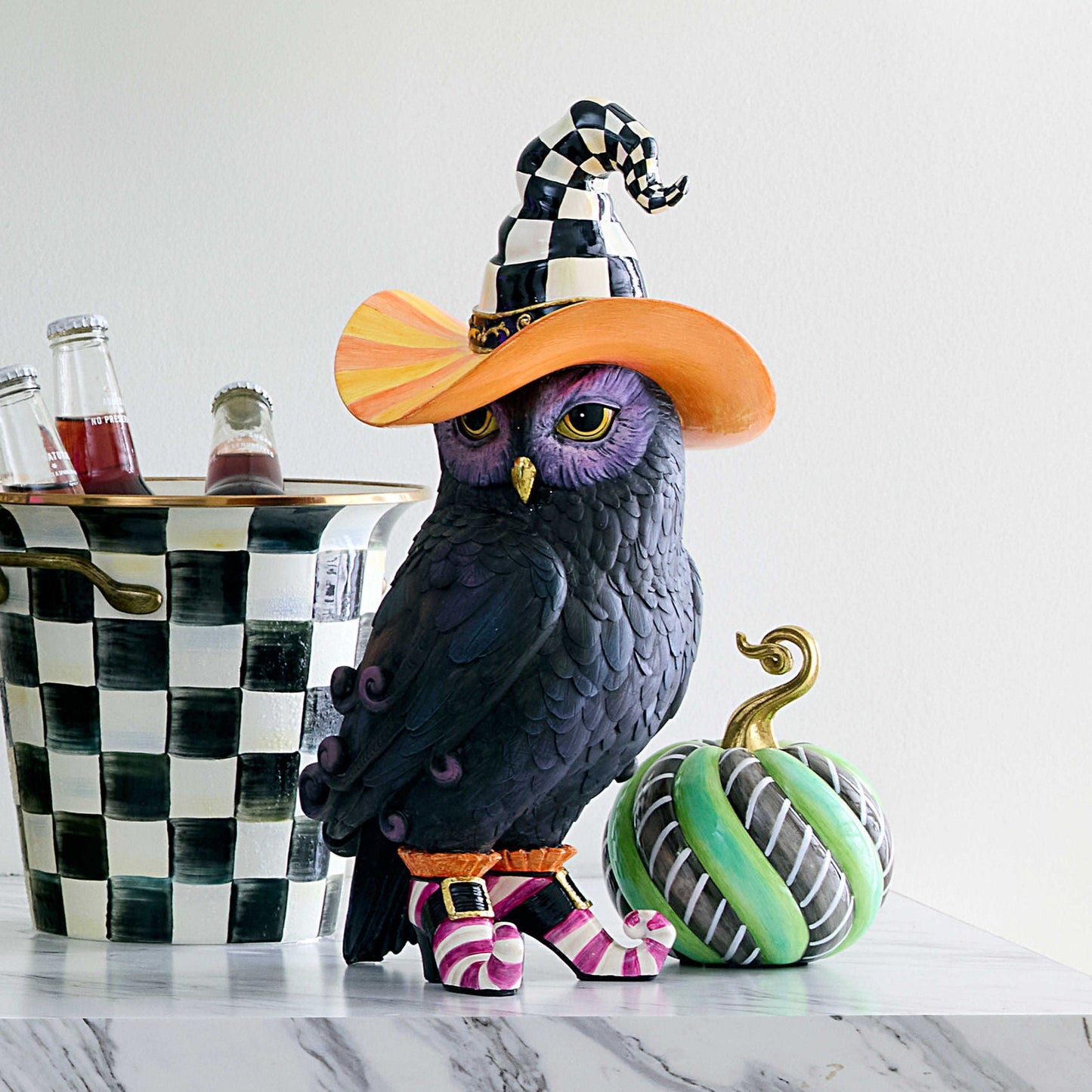Witchy Owl Figurine - |VESIMI Design| Luxury Bathrooms and Home Decor