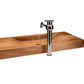 Large Handmade Wooden Sink with Sole Oil Rubbed Bronze Faucet