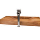 Large Handmade Wooden Sink with Sole Oil Rubbed Bronze Faucet