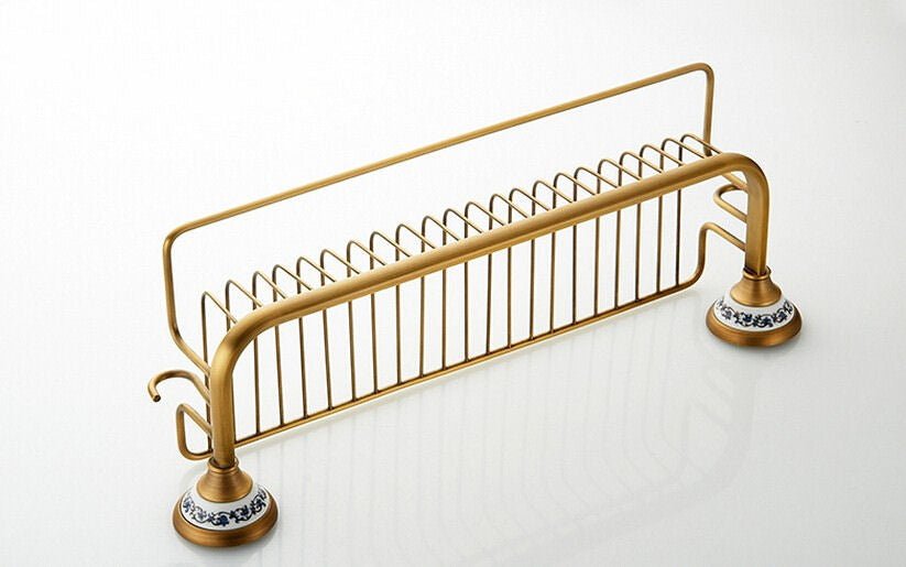 Antique Bathroom Accessories Lavande Shower Basket - |VESIMI Design| Luxury and Rustic bathrooms online