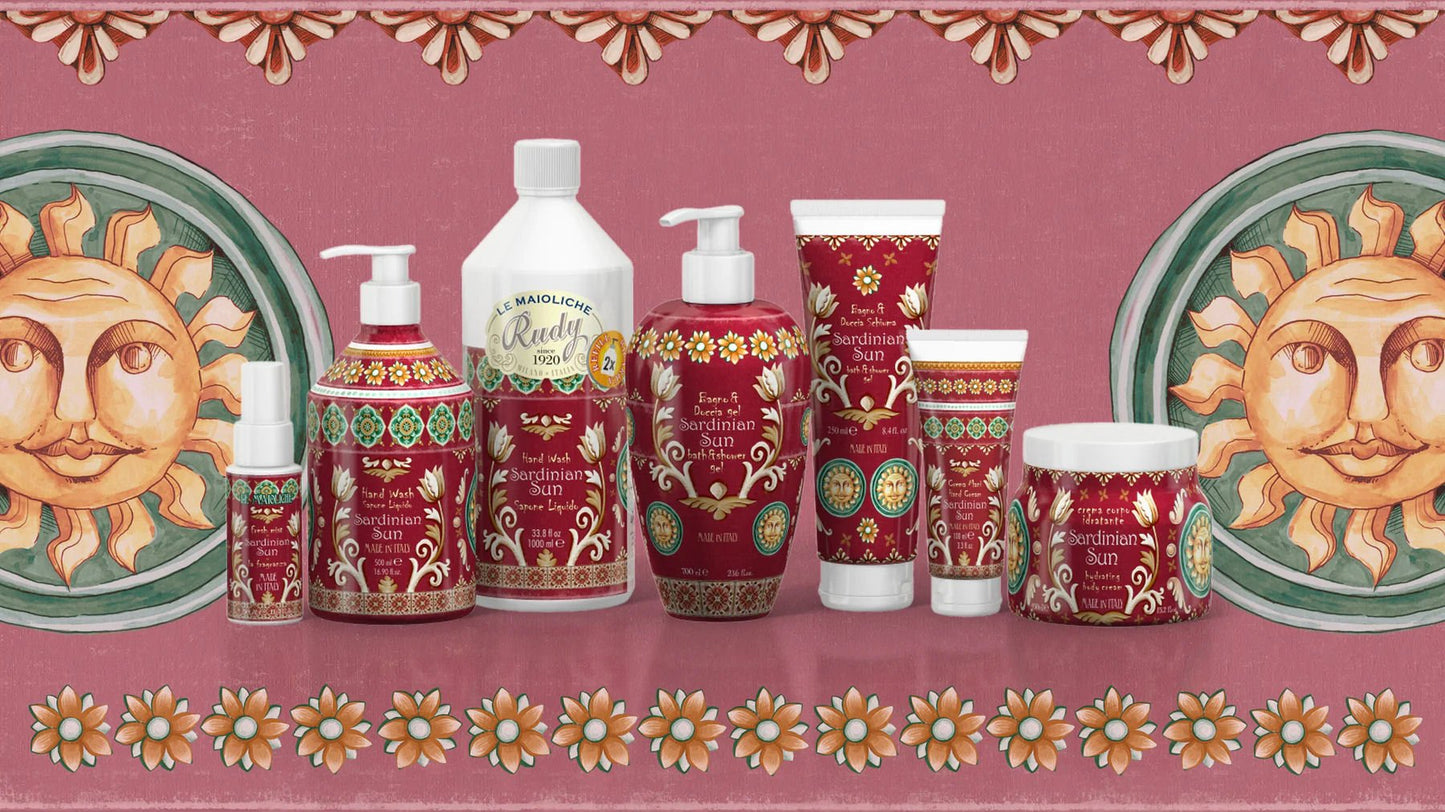 Bath and Shower Gel SARDINIAN SUN 700 ML - |VESIMI Design| Luxury and Rustic bathrooms online