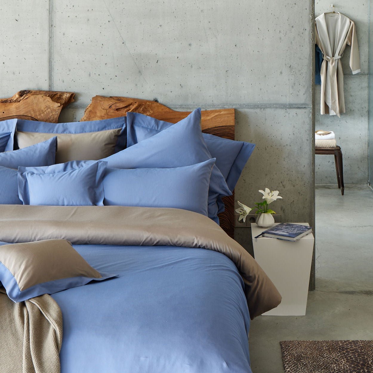 CALYPSO Satin 100% Egyptian Cotton Luxury Bed Linen – |VESIMI Design