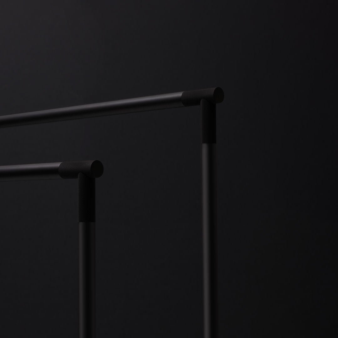 CLUB Collection Luxury Floor Towel Stand - Black matt - |VESIMI Design|