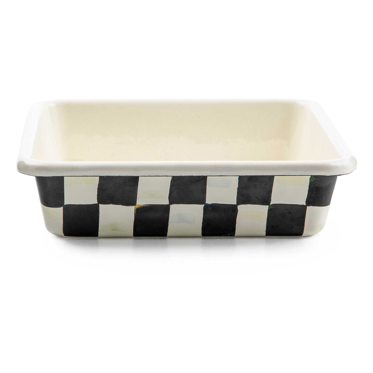 Courtly Check 8" Enamel Baking Pan - |VESIMI Design|