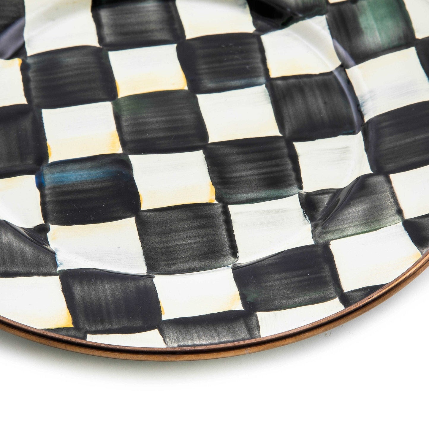 Courtly Check Salad/Dessert Plate by Mackenzie-Childs - |VESIMI Design|