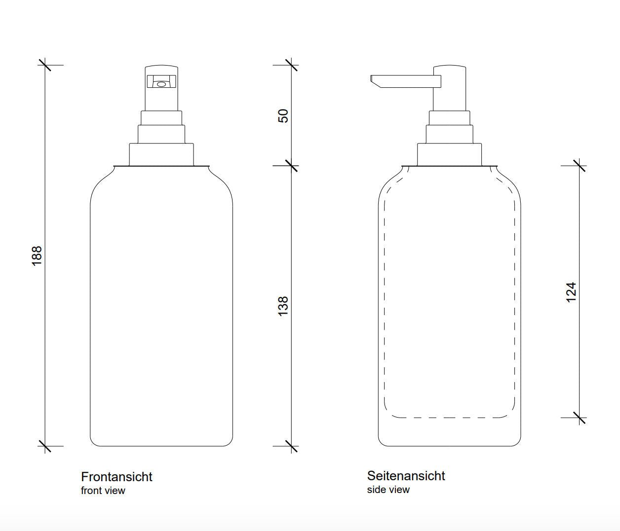 Cracked Glass Gold Dispenser by Decor Walther - |VESIMI Design|