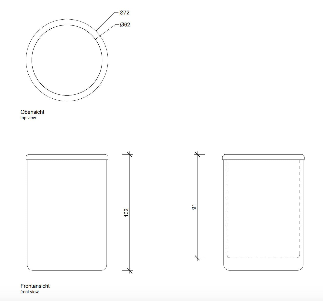 Cracked Glass Gold Tumbler Holder by Decor Walther - |VESIMI Design|