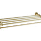 Deira Champagne Gold Bathroom Accessories Large Towel Holder - |VESIMI Design| Luxury and Rustic bathrooms online