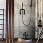 Design Black Industrial Bridge Faucet - |VESIMI Design| Luxury and Rustic bathrooms online
