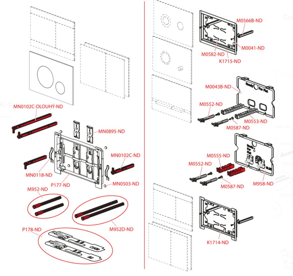 Flush plate Rose Gold - brushed matt - |VESIMI Design| Luxury and Rustic bathrooms online