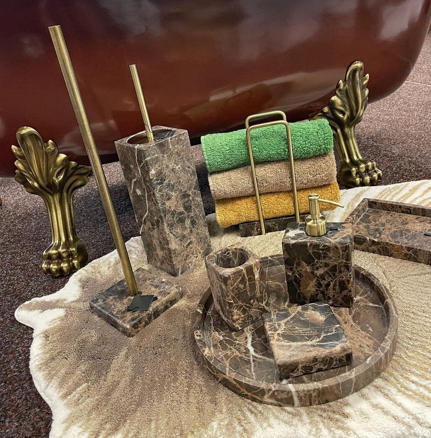 Hammam Serie Liquid Soap Dispenser - |VESIMI Design| Luxury and Rustic bathrooms online