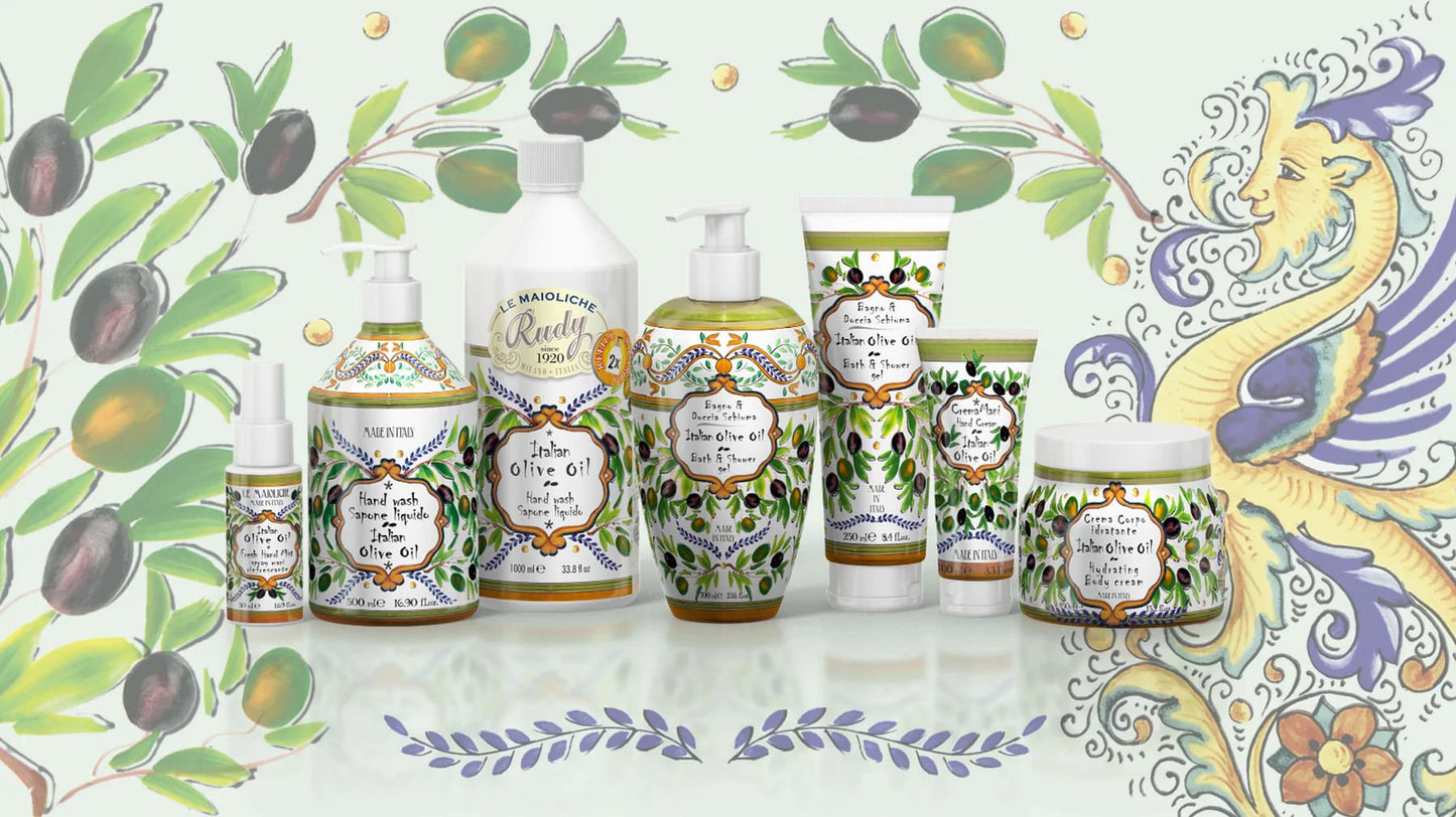 Le Maioliche | OLIVE OIL Liquid Luxury Hand Soap 500ml - |VESIMI Design| Luxury and Rustic bathrooms online