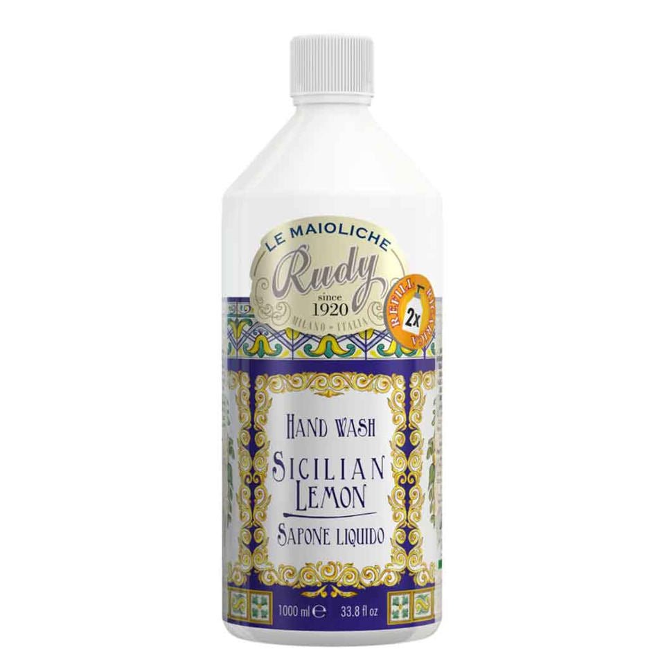 Le Maioliche | SICILIAN LEMON Liquid Hand Soap Refill 1000ml - |VESIMI Design|