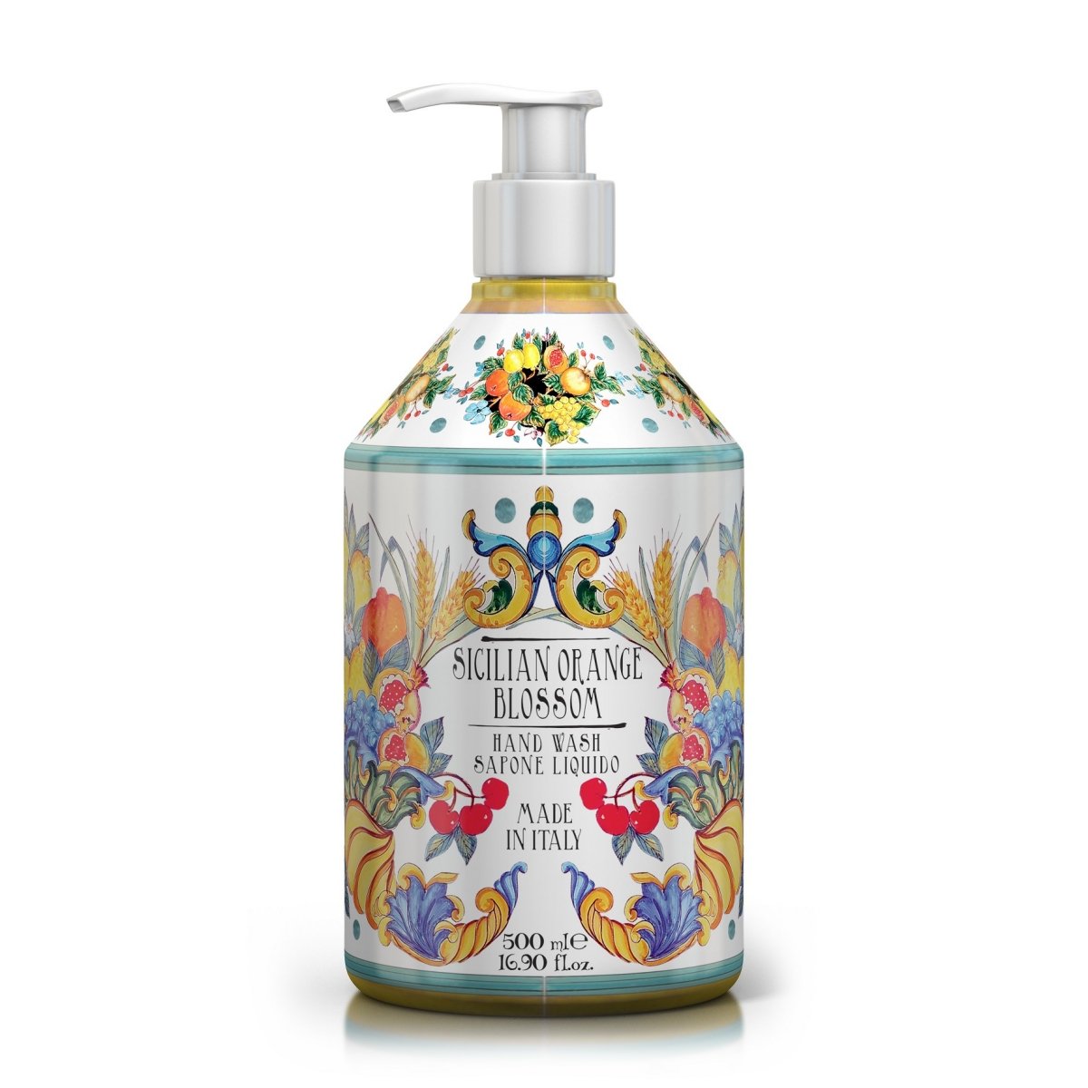 Le Maioliche | SICILIAN ORANGE BLOSSOM Liquid Luxury Hand Soap 500ml - |VESIMI Design| Luxury and Rustic bathrooms online