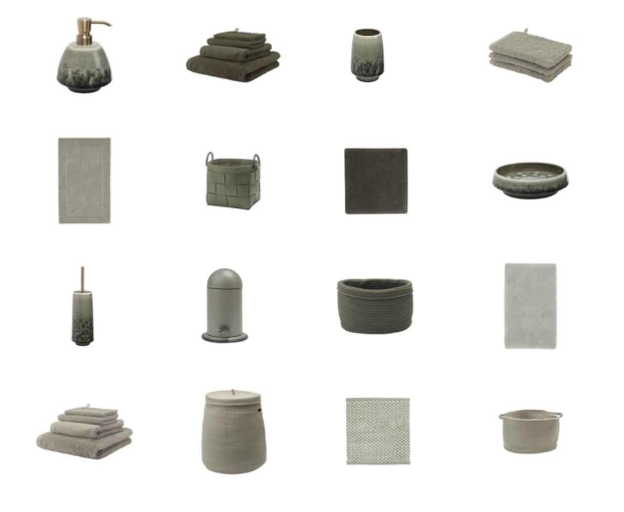 Light Green Aquanova Trash Bin - Absynth - |VESIMI Design| Luxury and Rustic bathrooms online