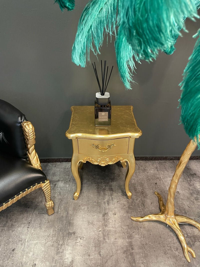 Luxury Floor Feather Lamp - Turquoise Green - |VESIMI Design| Luxury and Rustic bathrooms online