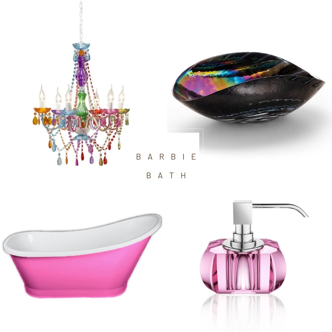 Luxury Glass Liquid Soap Dispenser in Chrome | Pink - |VESIMI Design|