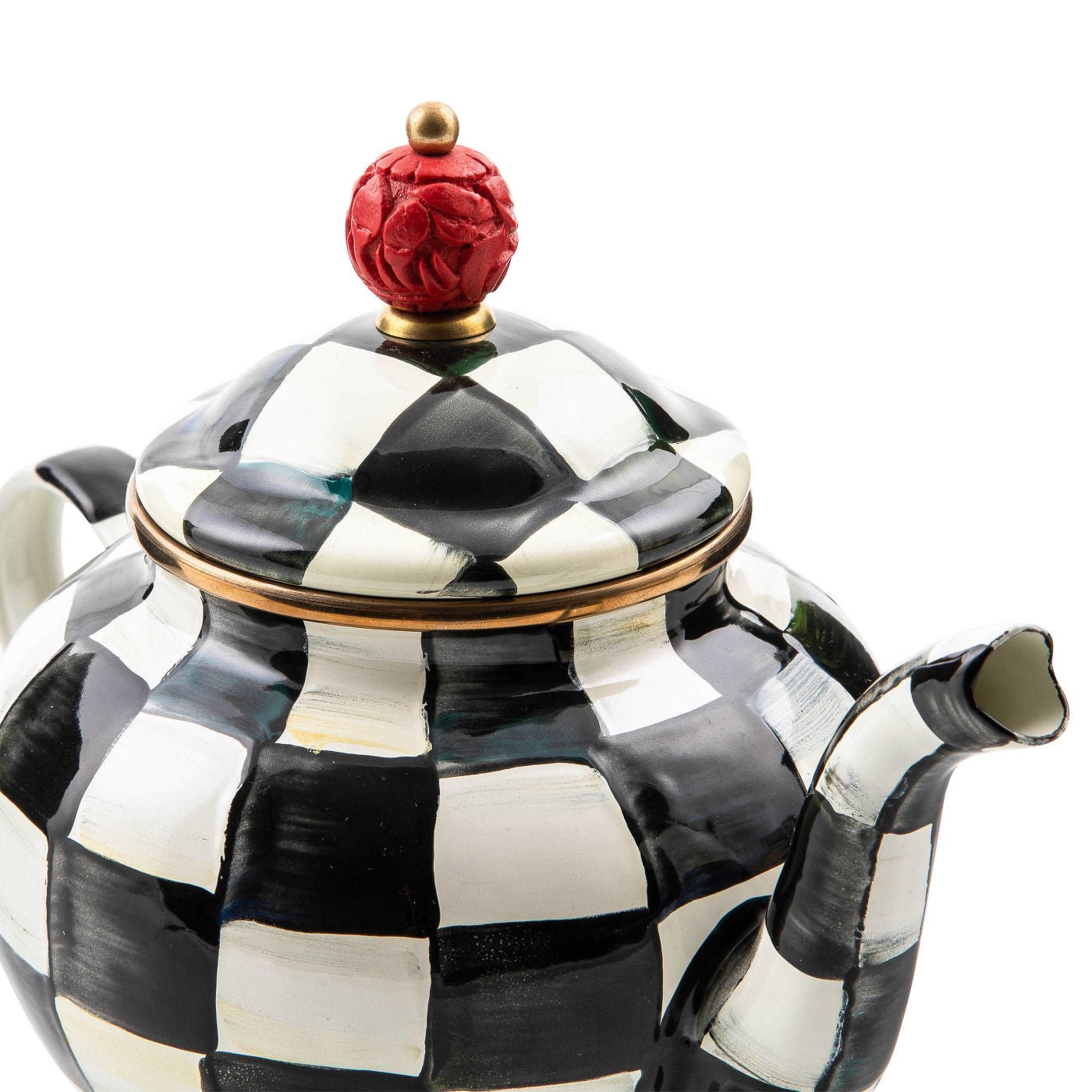 MacKenzie-Childs Courtly Check 4 Cup Teapot - |VESIMI Design|
