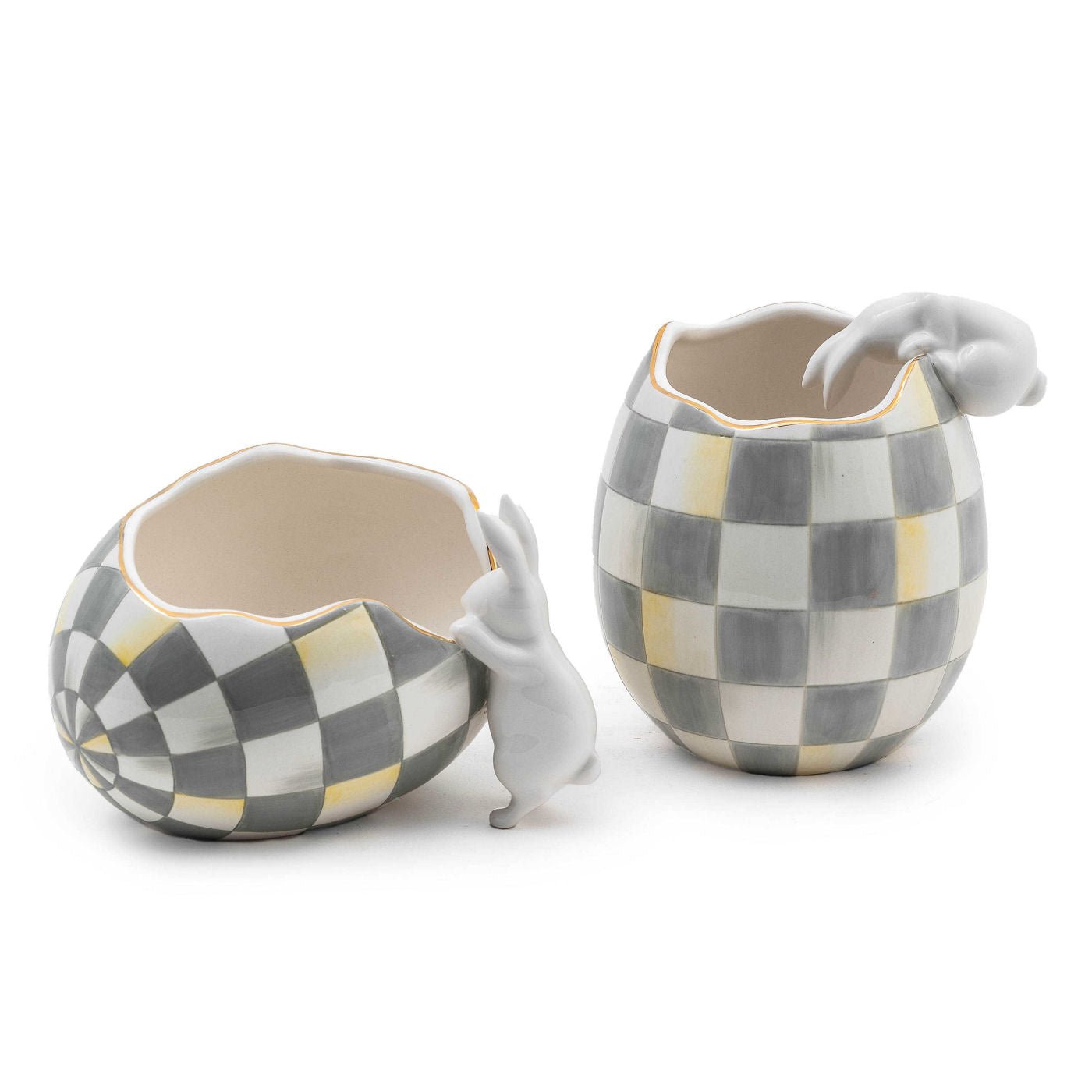 MacKenzie-Childs White Rabbit Dish - |VESIMI Design|