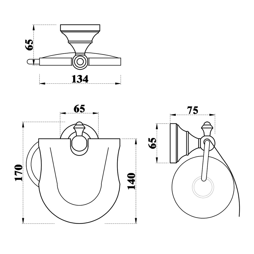 Rustic Bathroom Accessories - Large Towel Rack Lavande Chrome - |VESIMI Design| Luxury and Rustic bathrooms online