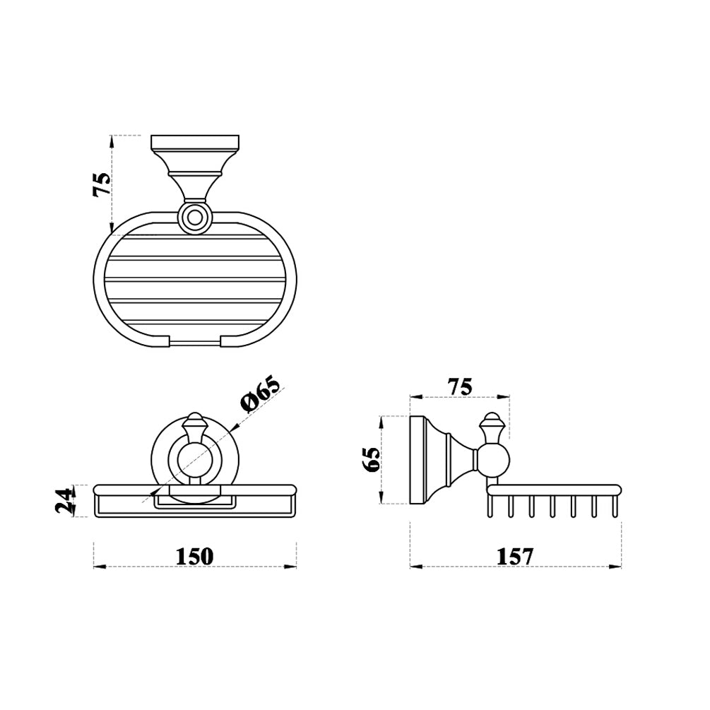 Rustic Style Bathroom Accessories Soap Basket Holder - |VESIMI Design| Luxury and Rustic bathrooms online