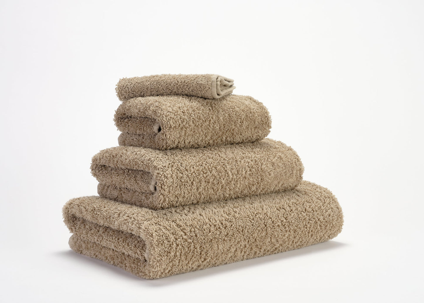 Super Pile Beige Luxury Bath Towel by Abyss & Habidecor | 711 Taupe - |VESIMI Design| Luxury and Rustic bathrooms online