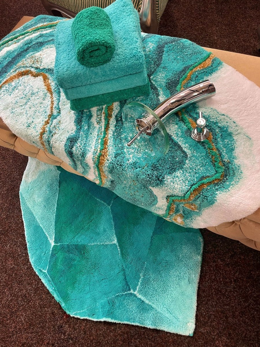 Super Pile Egyptian Cotton Towel by Abyss & Habidecor | 370 Turquoise - |VESIMI Design| Luxury and Rustic bathrooms online