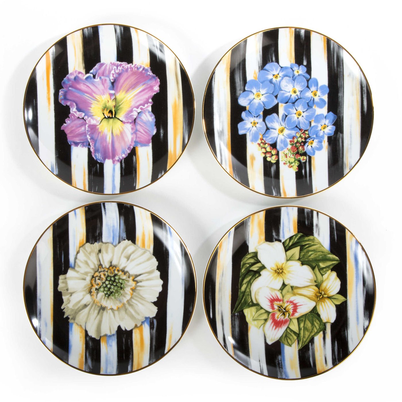 Thistle & Bee Salad Plate - Forget-Me-Not - |VESIMI Design|