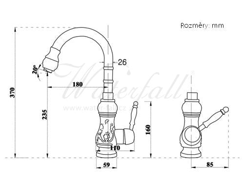 Unlacquered Antique Brass Design Kitchen Faucet - |VESIMI Design| Luxury and Rustic bathrooms online