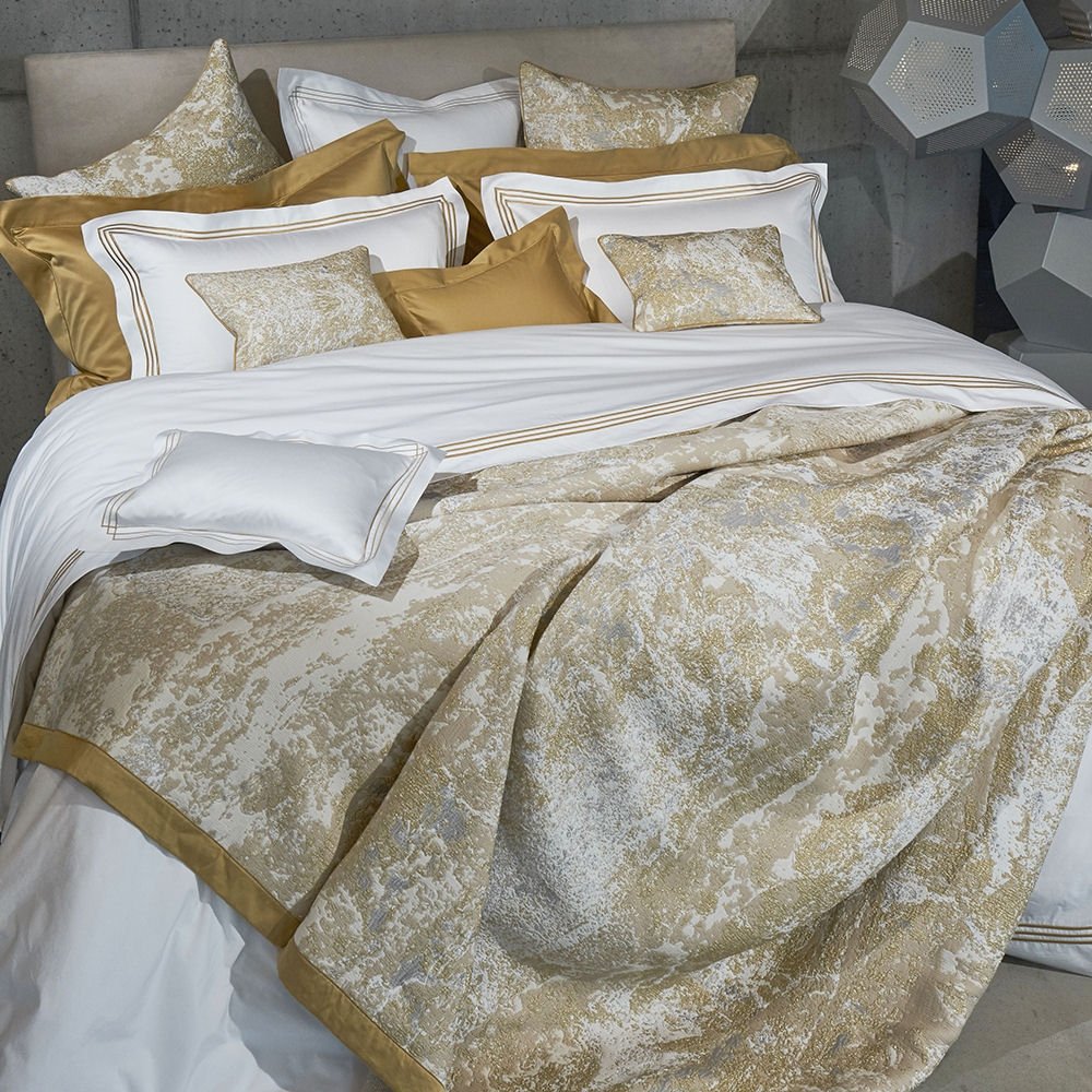 Buy Luxury Golden Silver Egyptian Bedding Set at Best Prices