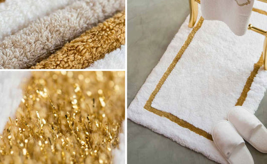 The Ultimate Guide to Luxury Egyptian Cotton Bath Rugs and Mats for Your Bathroom Oasis - |VESIMI Design| Luxury Bathrooms and Home Decor