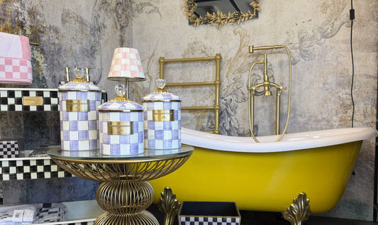 Violet Check Collection Arrives: Purple Elegance for European Homes