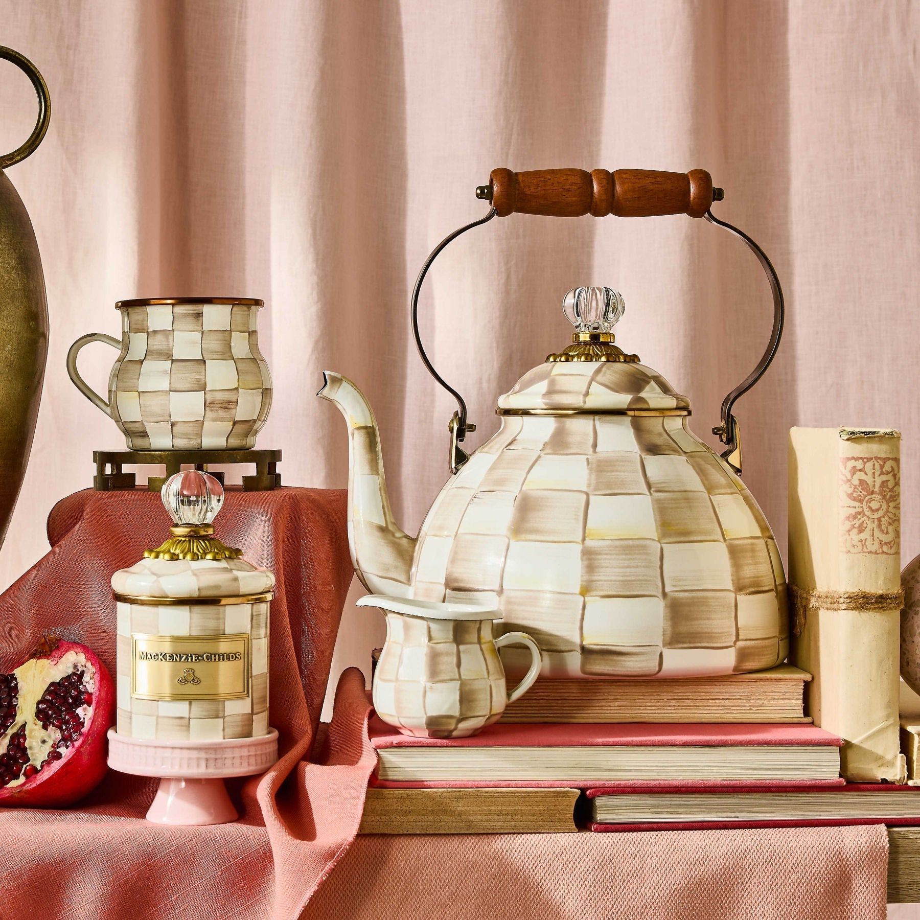 Mocha Check Collection MacKenzie-Childs – |VESIMI Design|