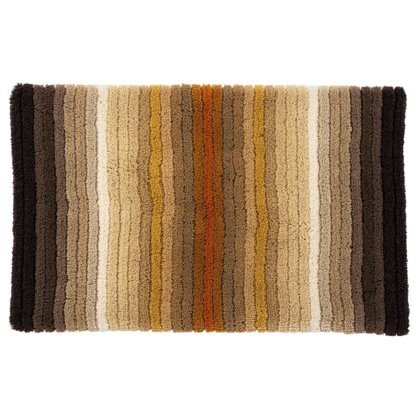 100% Giza Egyptian Cotton Brown Bath Rug SANTA CRUZ - |VESIMI Design| Luxury Bathrooms and Home Decor