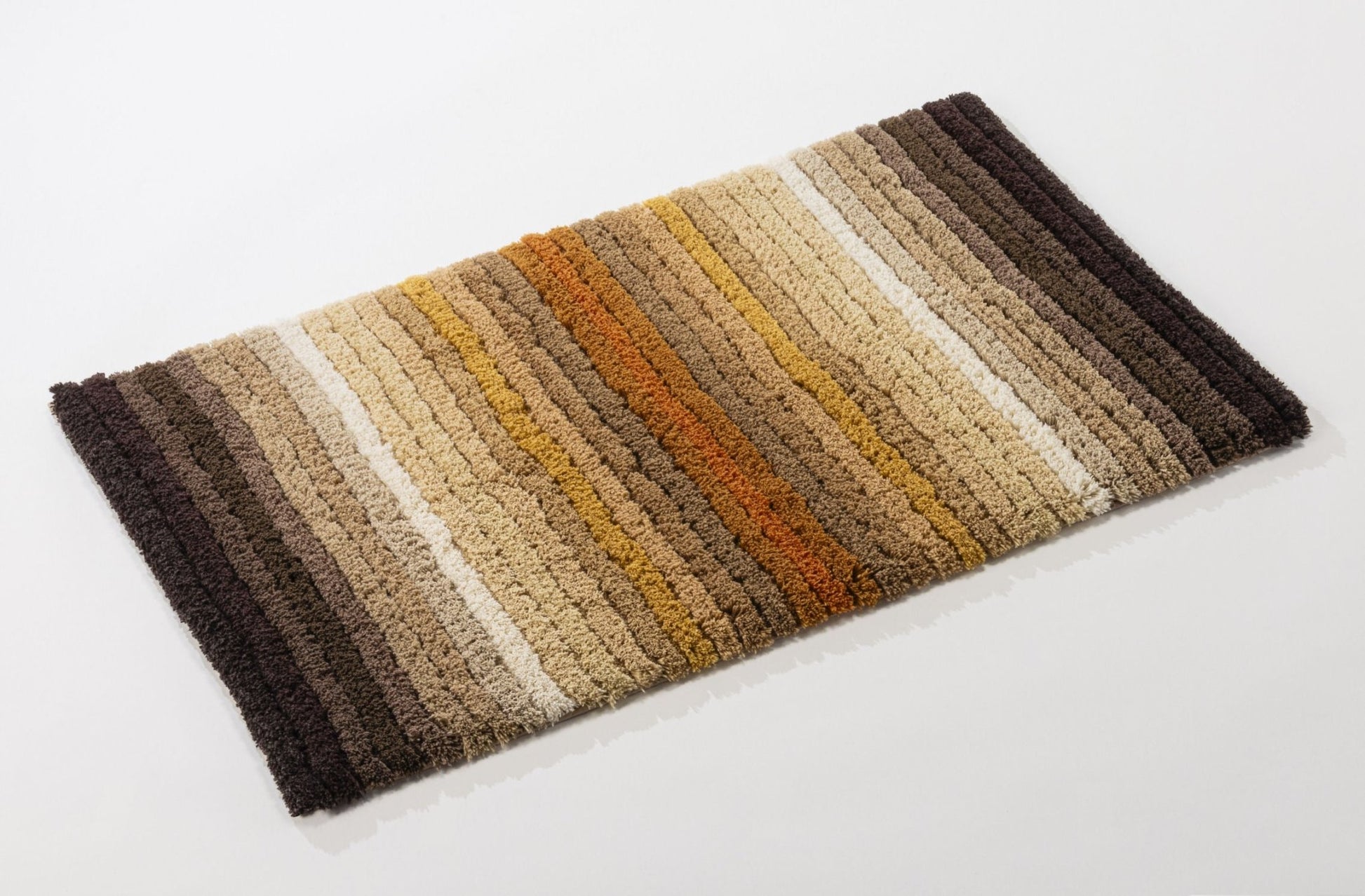 100% Giza Egyptian Cotton Brown Bath Rug SANTA CRUZ - |VESIMI Design| Luxury Bathrooms and Home Decor