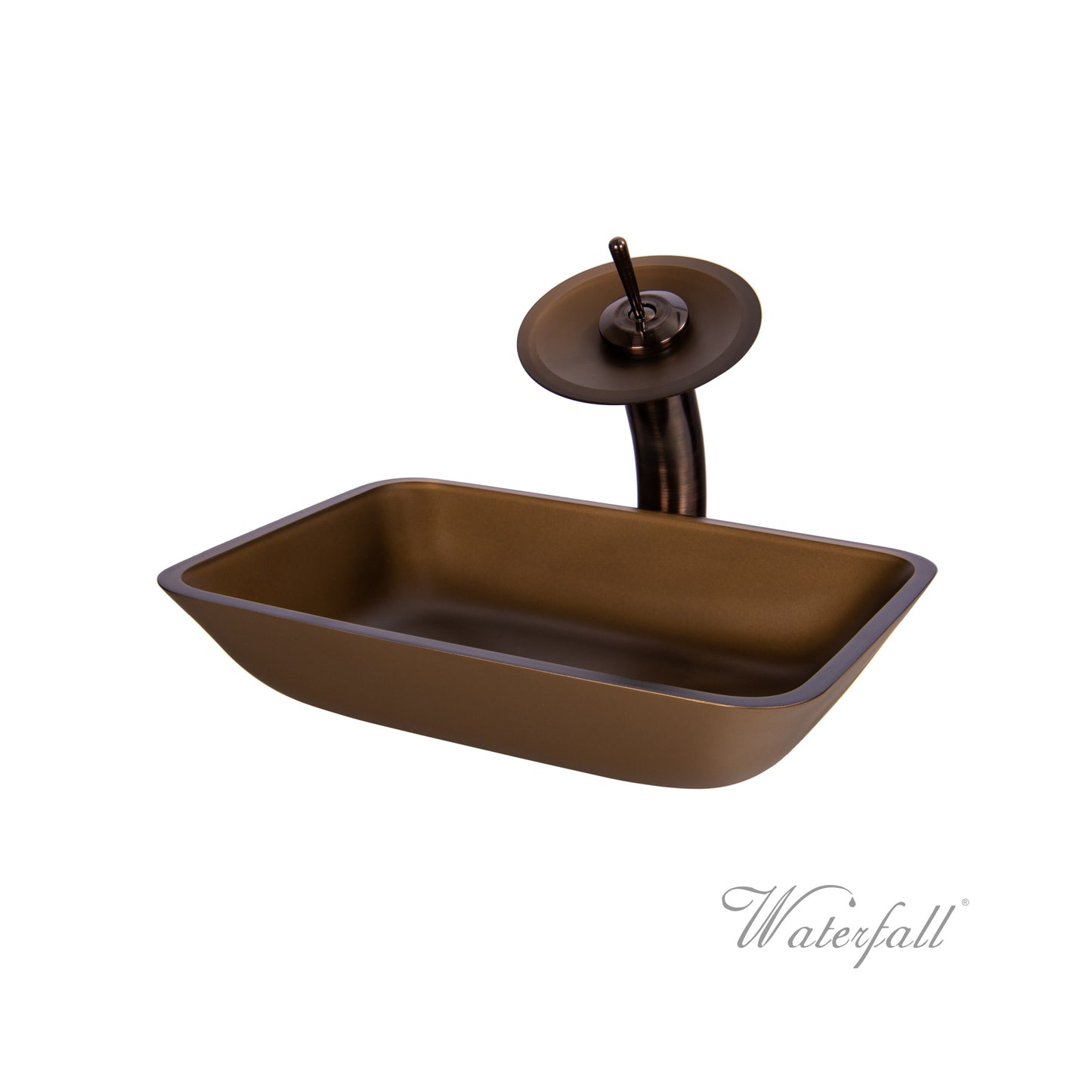 Waterfall® Faucet with Allure Sand Brown Sink - Combo