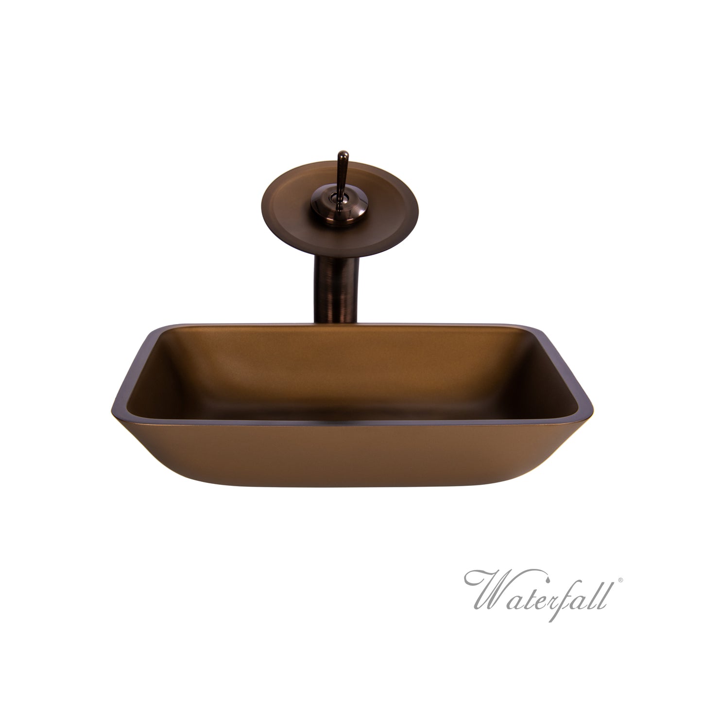 Waterfall® Faucet with Allure Sand Brown Sink - Combo