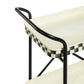 Mackenzie-Childs Courtly Check Enamel 2-Tier Kitchen Cart