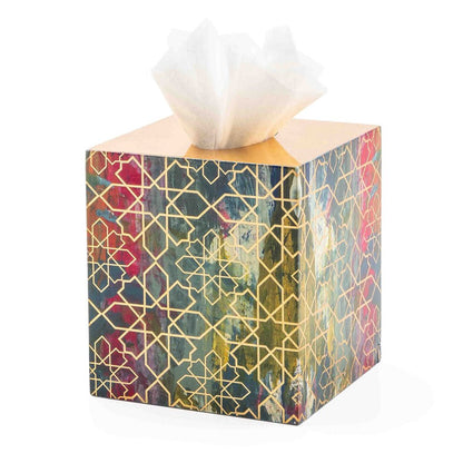 Mosaic Abstract Lacquer Boutique Tissue Cover Box