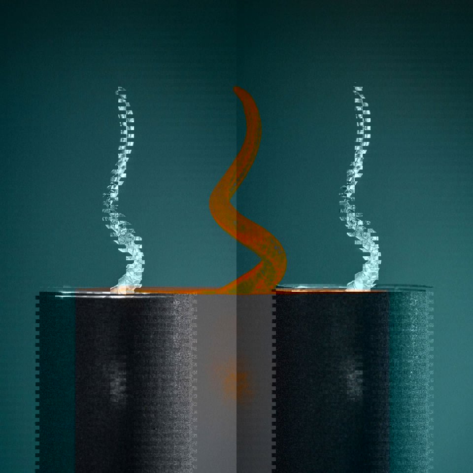 Antique Gold Snake Table Lamp Kaara