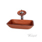 Waterfall® Faucet with Red Desert Basin