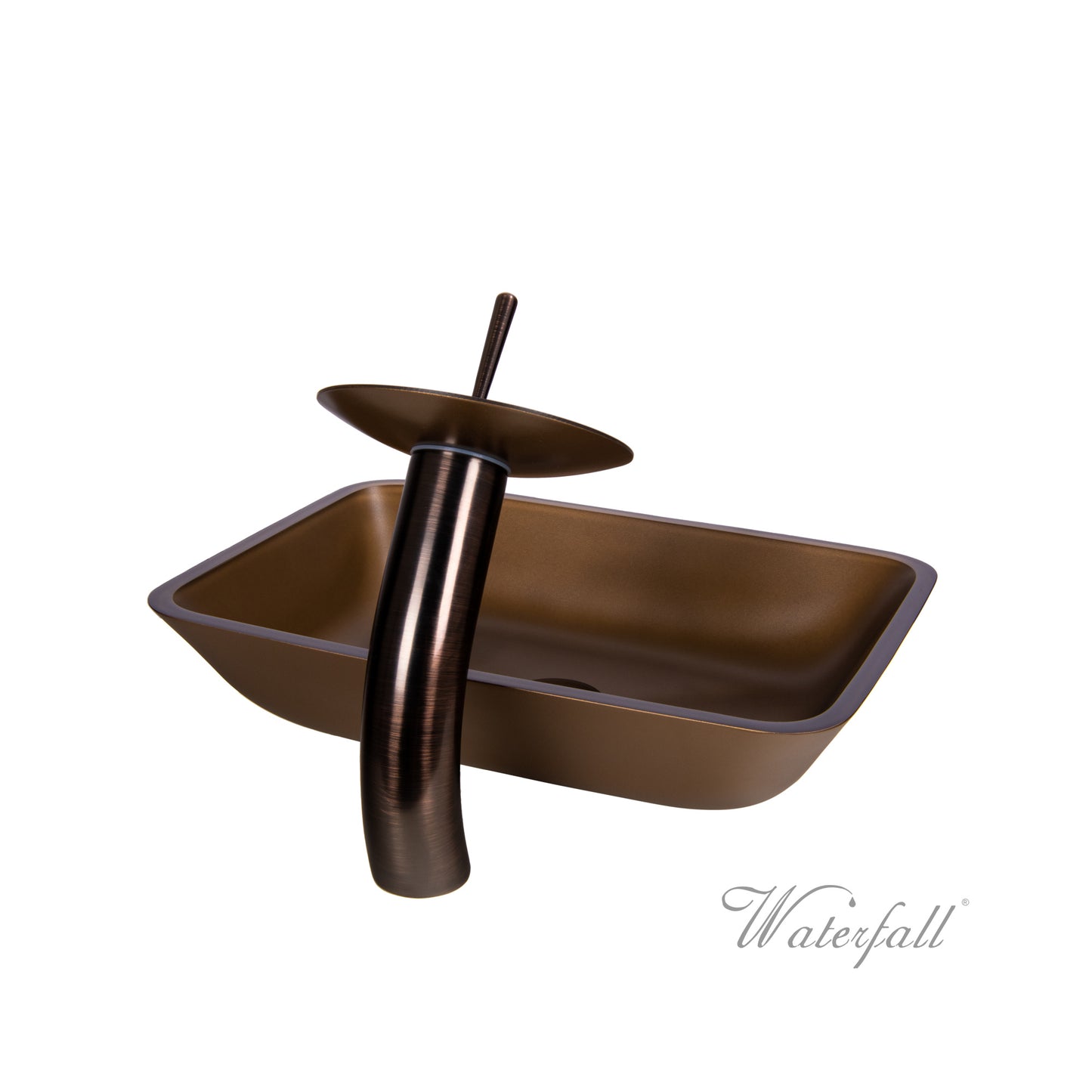 Waterfall® Faucet with Allure Sand Brown Sink - Combo