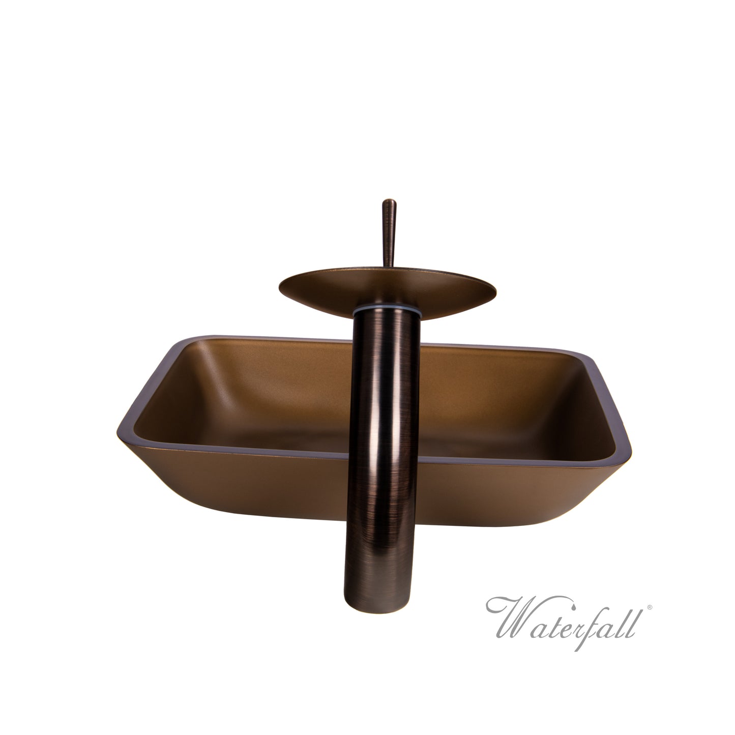 Waterfall® Faucet with Allure Sand Brown Sink - Combo