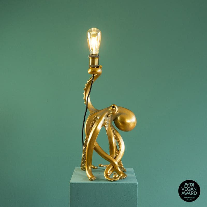 Gold Table Lamp Octopus Otto Octopus (54cm)
