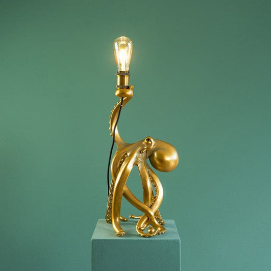 Gold Table Lamp Octopus Otto Octopus (54cm)