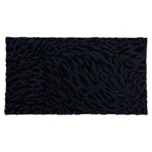 Abyss & Habidecor FLOW Inspired Egyptian Cotton Black Bathroom Rug - |VESIMI Design| Luxury Bathrooms and Home Decor