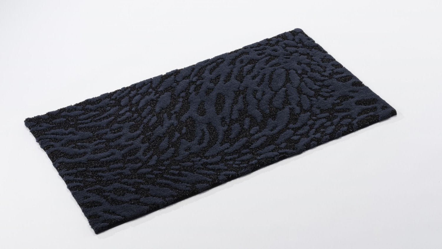 Abyss & Habidecor FLOW Inspired Egyptian Cotton Black Bathroom Rug - |VESIMI Design| Luxury Bathrooms and Home Decor