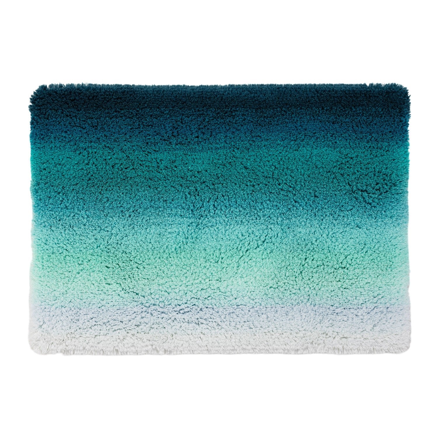 Abyss Rugs Abyss & Habidecor Giza Egyptian Cotton Duck Blue Bathroom Rug AURORE ...