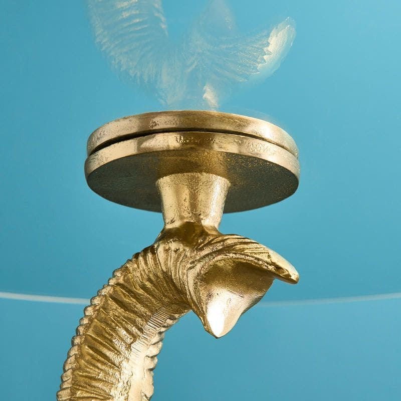 Aluminium Side Table Kimba, Gold - |VESIMI Design| Luxury Bathrooms and Home Decor